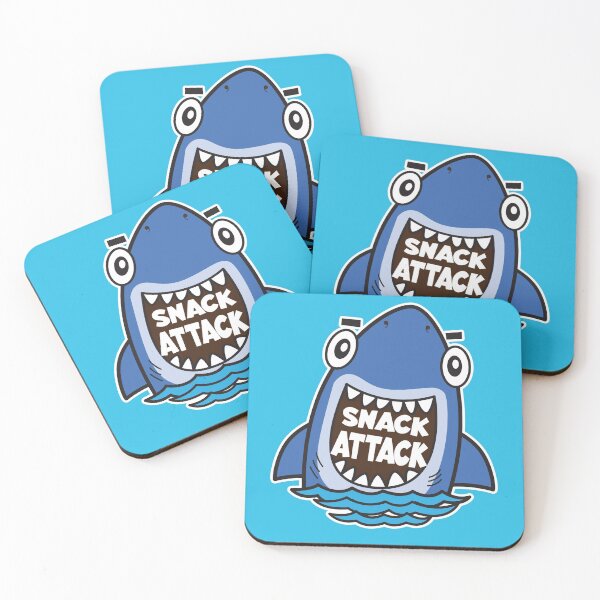 Item preview, Snack Attack Shark designed and sold by DzineMon.