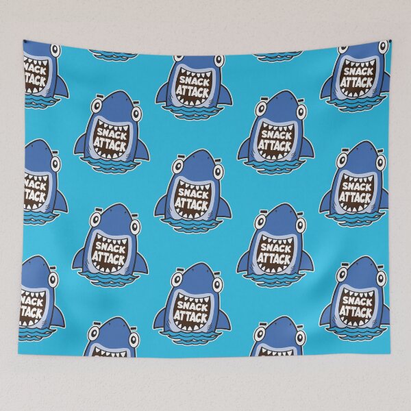 Item preview, Snack Attack Shark designed and sold by DzineMon.