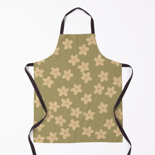 Item preview, Fall Floral Daisy Print in Light Green designed and sold by WildeandCo.