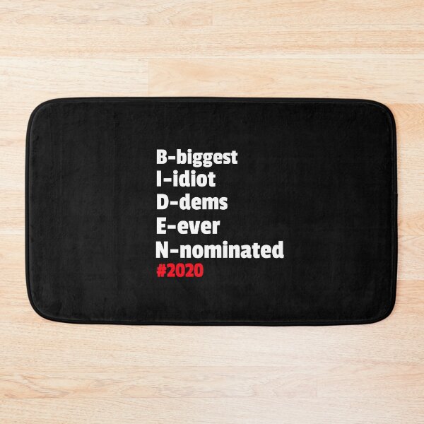Item preview, BIDEN " BIGGEST IDIOT DEMS EVER NOMINATED" designed and sold by AIMLESSAPPAREL.