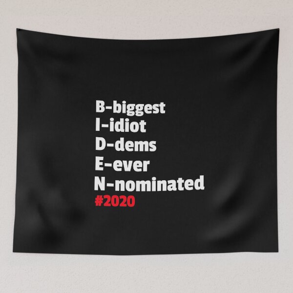 Item preview, BIDEN " BIGGEST IDIOT DEMS EVER NOMINATED" designed and sold by AIMLESSAPPAREL.