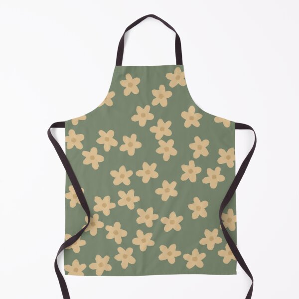Item preview, Fall Floral Daisy Print in Green designed and sold by WildeandCo.