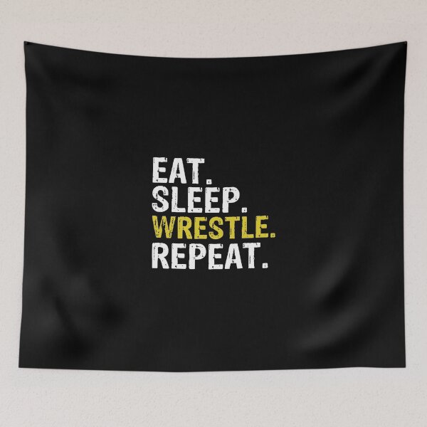 Item preview, Eat Sleep Wrestle Repeat designed and sold by artiagasonya.
