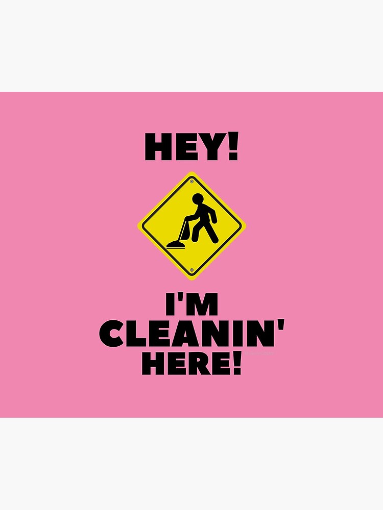 Hey I'm Cleaning Here by SavvyCleaner
