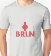 Berlin - BRLN - T-Shirt/Sticker (Red) Unisex T-Shirt
