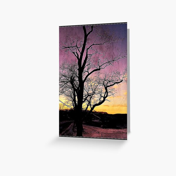 Oakdale, PA - Cold & Calm Greeting Card