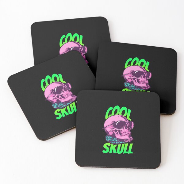 Item preview, Halloween Horror - Cool Skull - Pink skull with sunglasses designed and sold by Rhu Creations.