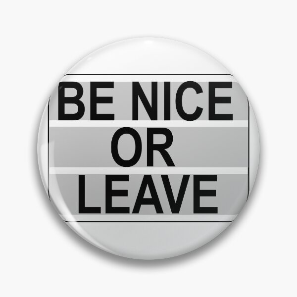 Item preview, Be Nice or Leave LightBox designed and sold by EttieTheYettie.