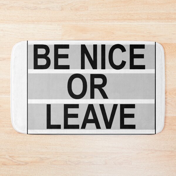 Item preview, Be Nice or Leave LightBox designed and sold by EttieTheYettie.