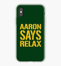 Aaron Says Relax - Green Bay iPhone Case