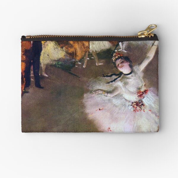The Star (Alternate Version) (1878) by Edgar Degas Zipper Pouch