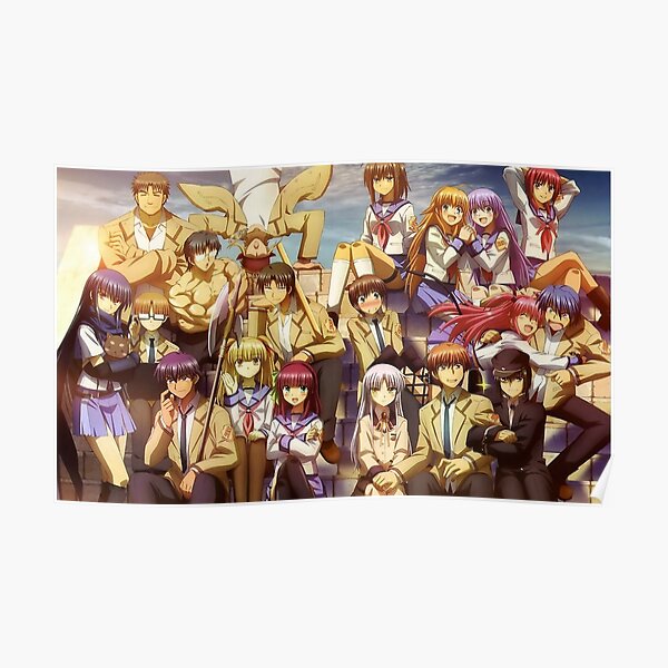 Angel Beats! Caracteres Póster