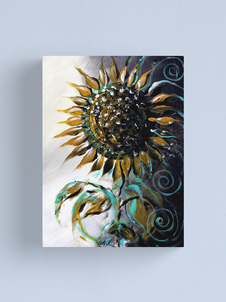 Abstract SUNFLOWER Art, Beautiful, Deep, Rich, Meaningful Scarpace Original  Design