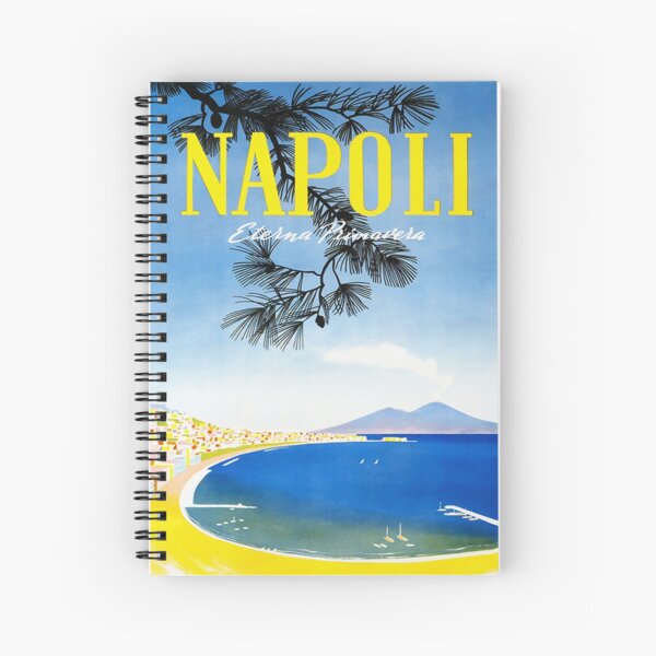 Item preview, Napoli, Naples, Italy Vintage Travel Poster designed and sold by vintagevivian.