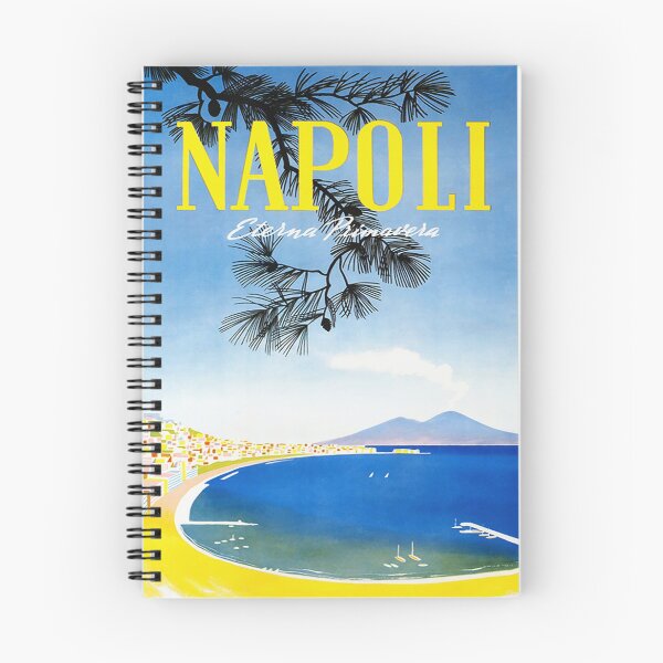 Item preview, Napoli, Naples, Italy Vintage Travel Poster designed and sold by vintagevivian.