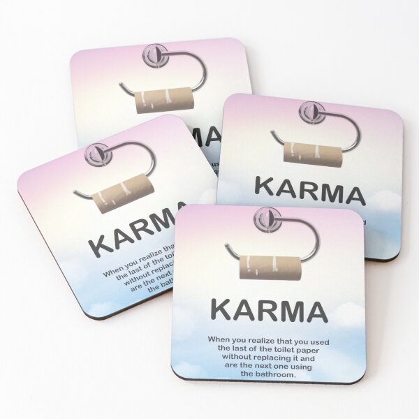 Item preview, Toilet paper karma designed and sold by Sammiamk.