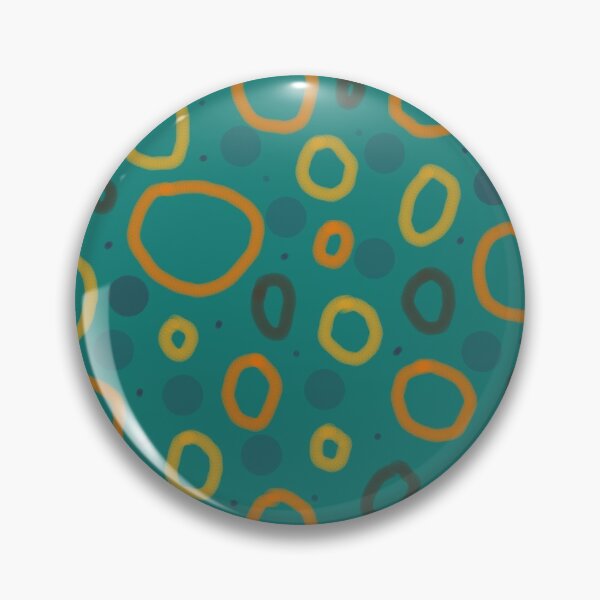 Item preview, Green Abstract Organic Hand Drawn Circles and Dots designed and sold by NancyMerkle.