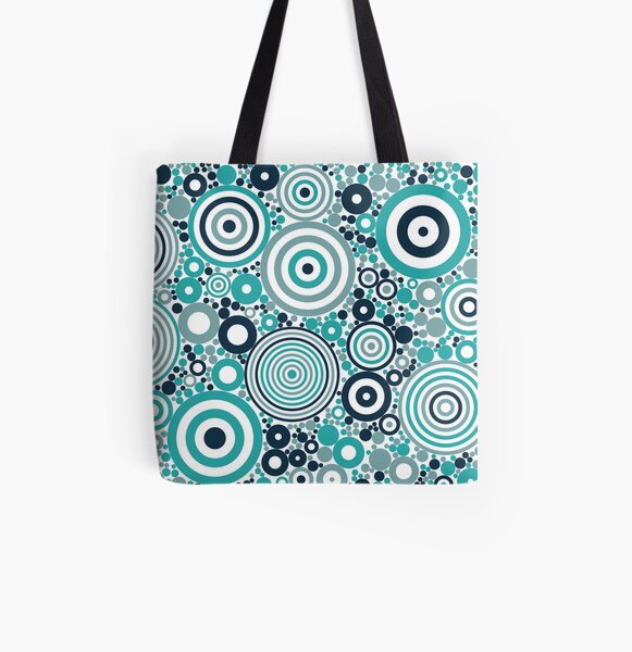 Flowering Certification (blues) All Over Print Tote Bag