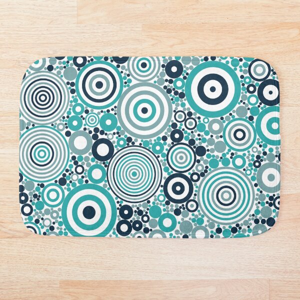 Flowering Certification (blues) Bath Mat