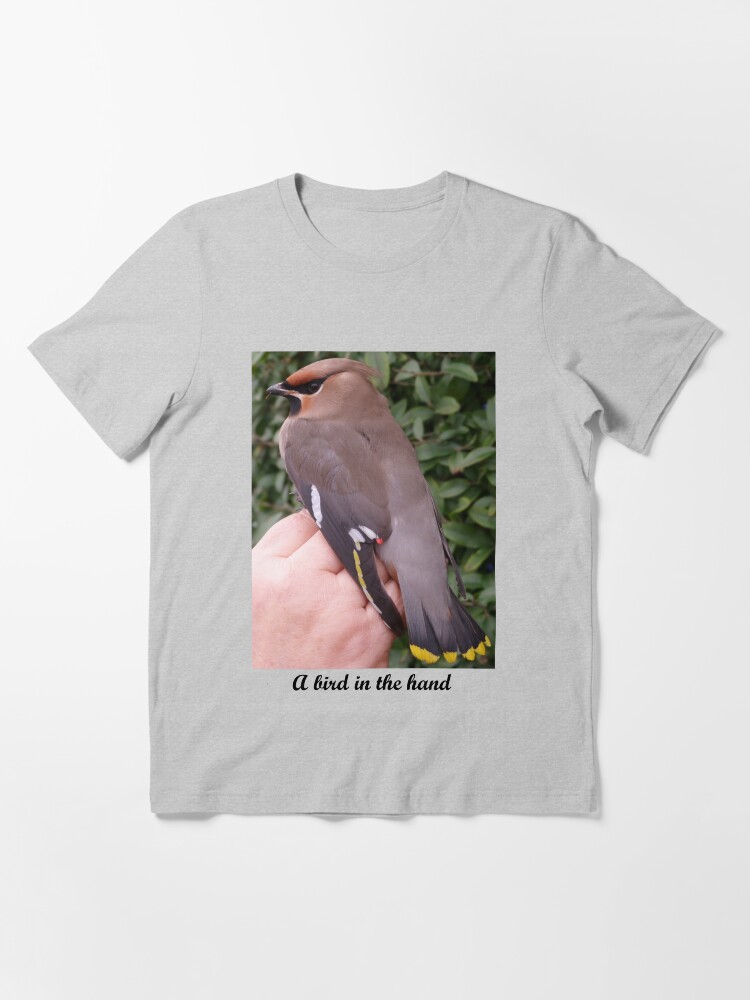 Alternate view of A bird in the hand (Waxwing) Essential T-Shirt