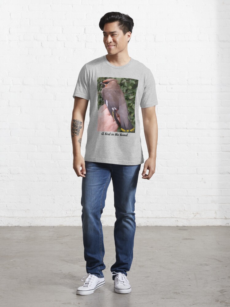 Alternate view of A bird in the hand (Waxwing) Essential T-Shirt