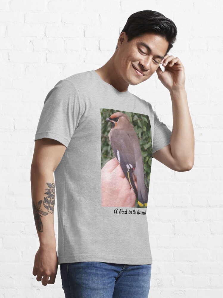 Alternate view of A bird in the hand (Waxwing) Essential T-Shirt