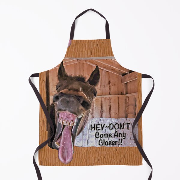 Item preview, Paso Fino Bay Horse Sticks out tongue says hey don't come any closer designed and sold by NC NatureVisions.