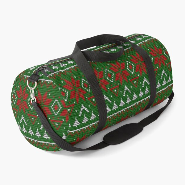 Item preview, Knitted Christmas pattern red green designed and sold by fuzzyfox.