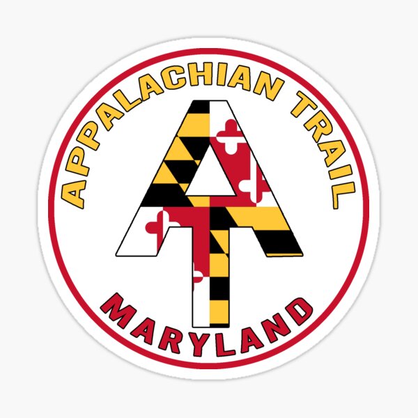 Artikel-Vorschau von Maryland Appalachian Trail weißer Hintergrund mit Worten, designt und verkauft von VanyaKar.