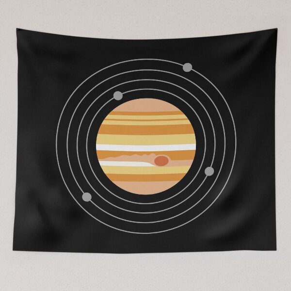Item preview, Jupiter and the Galilean moons | Science & Astronomy designed and sold by Daniel Lomelí.