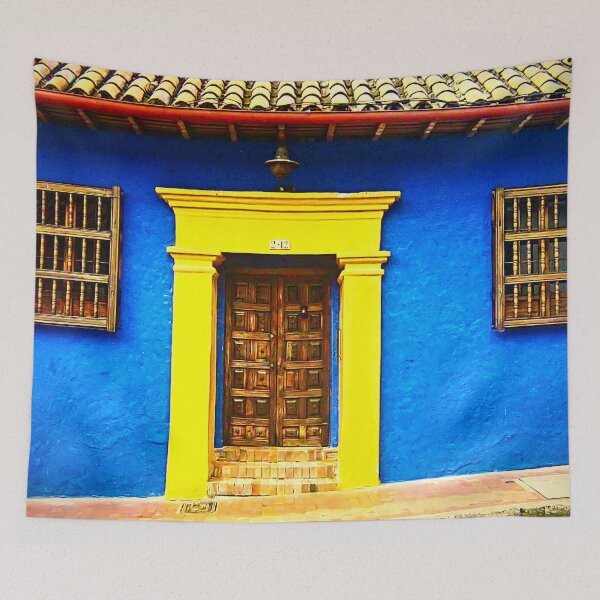 Item preview, Colorful Vintage Facade designed and sold by Maria  Gonzalez.