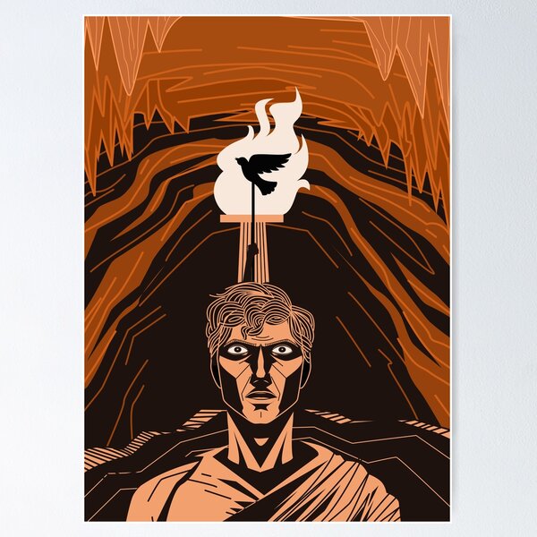 Item preview, plato philosophy allegory of the cave designed and sold by matintheworld ( delcarmat ).