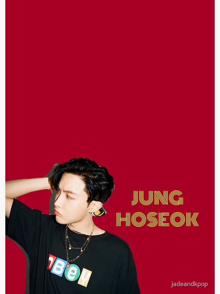 Jung Hoseok red suit | Greeting Card