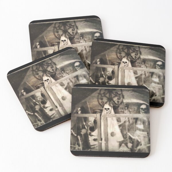 Item preview, Santisima Muerte Shrine (Sepia Version) designed and sold by XXX Zombieboy XXX.