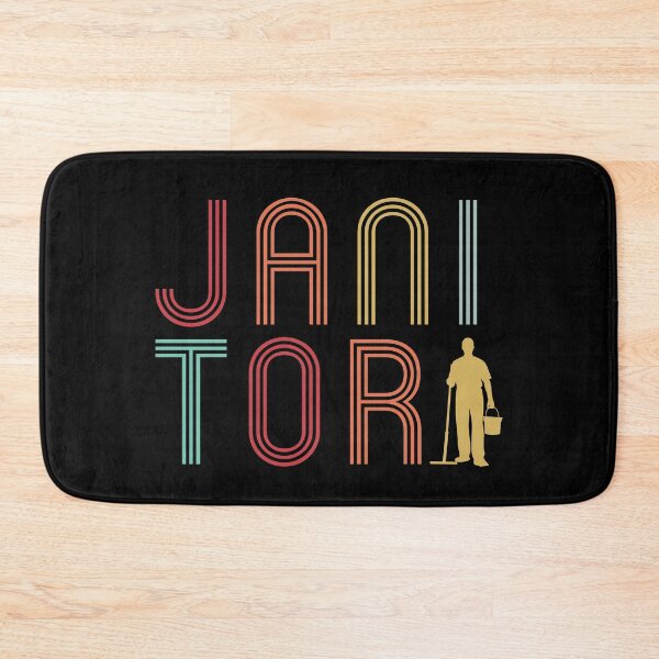 Item preview, Retro Janitor Custodian Cleaner Graphic designed and sold by Dan66.