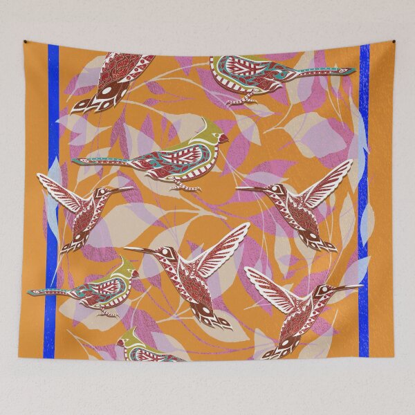 Item preview, birds birdy with wings mayan pattern ecopop designed and sold by jorgelebeau.