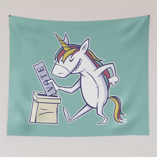 Item preview, Unicorn Voting Funny Design designed and sold by TrendsnHolidays.