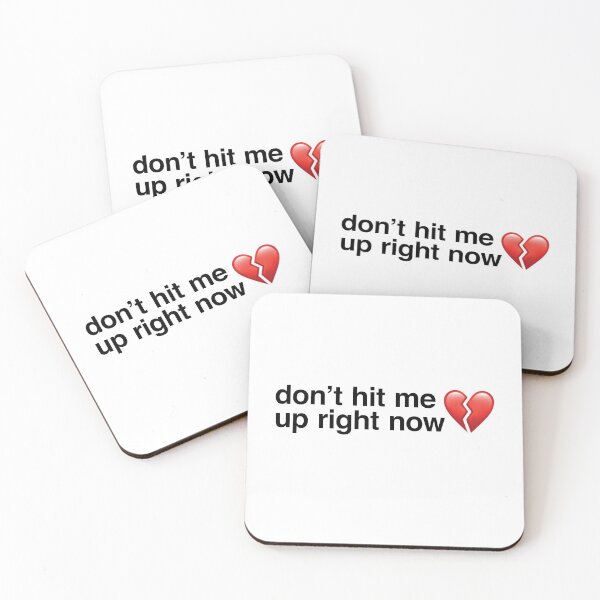 Item preview, Don't Hit Me Up Right Now Funny TikTok Meme designed and sold by ImTy.