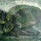 Sea Turtle II by Marcie Wolf-Hubbard