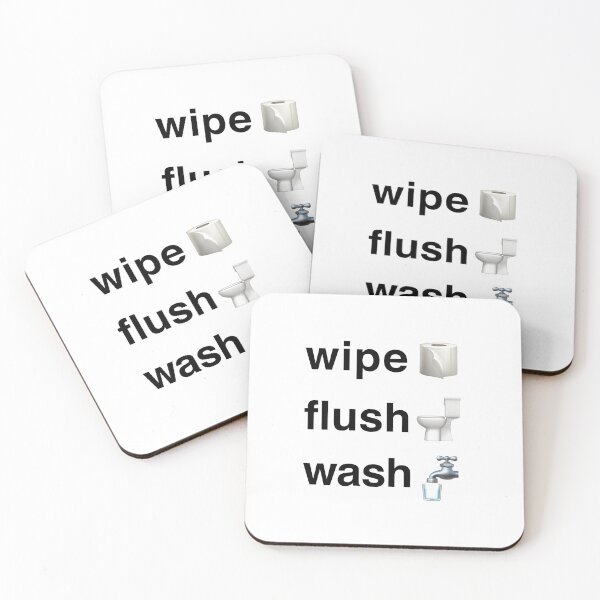 Item preview, Wipe Flush And Wash  designed and sold by ImTy.