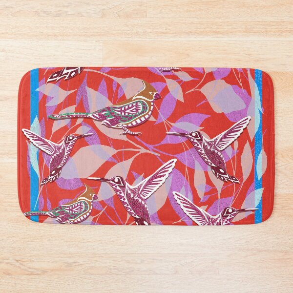 Item preview, hummingbirds with wings mayan pattern ecopop designed and sold by jorgelebeau.