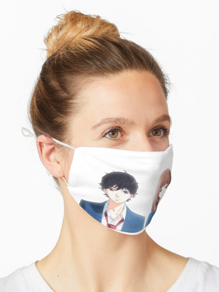 Blue Spring Ride Kou and Futaba Mask for Sale by maddie42069