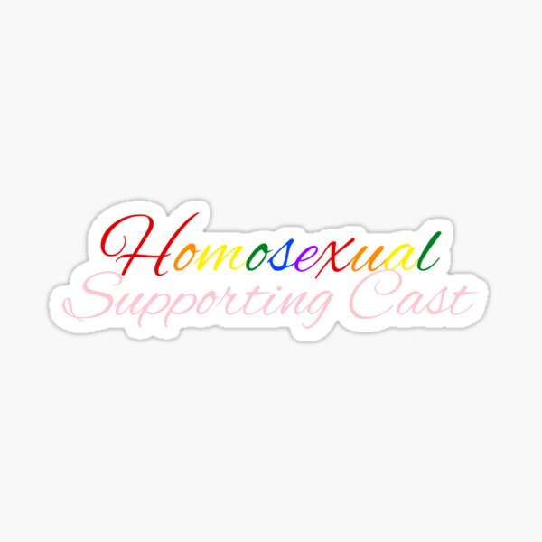 Item preview, Homosexual Supporting Cast designed and sold by dnormile98.