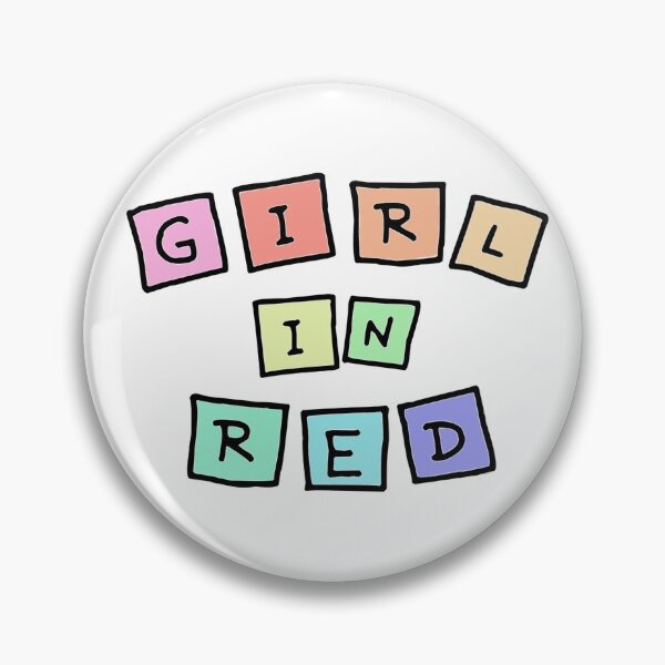 Item preview, girl in red, rainbow block pattern designed and sold by Diygurugirl.