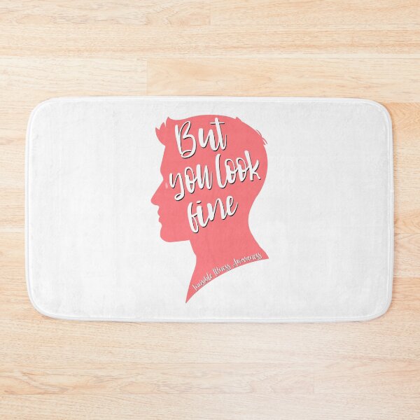 Item preview, But You Look Fine Man Silhouette Pink designed and sold by Elle  Hazlett.