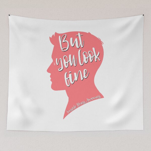 Item preview, But You Look Fine Man Silhouette Pink designed and sold by Elle  Hazlett.