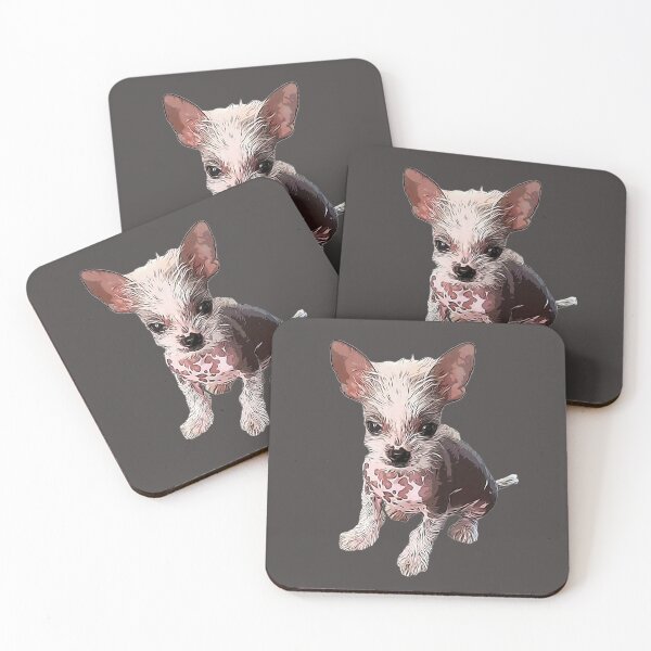 Item preview, Chinese Crested Puppy Dog designed and sold by ElegantCat.