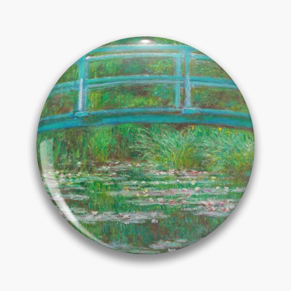 Item preview, Painting Art, Claude Monet Artist Paintings, The Japanesse Footbridge designed and sold by SasyJamArt.