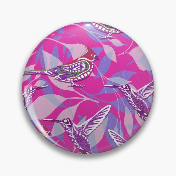 Item preview, hummingbird with wings mexican pattern ecopop designed and sold by jorgelebeau.