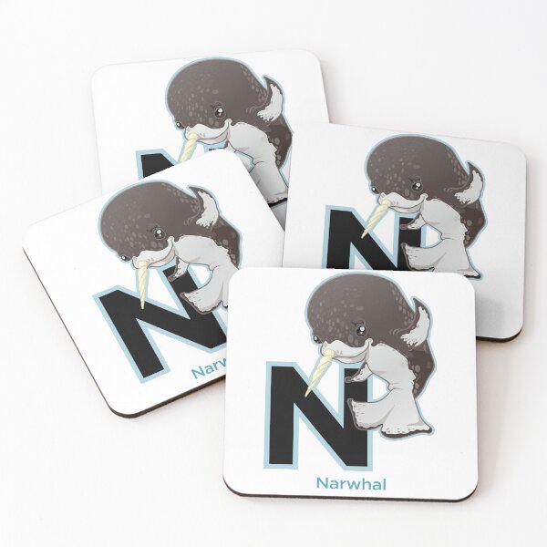 Item preview, N for Narwhal designed and sold by timmyce.